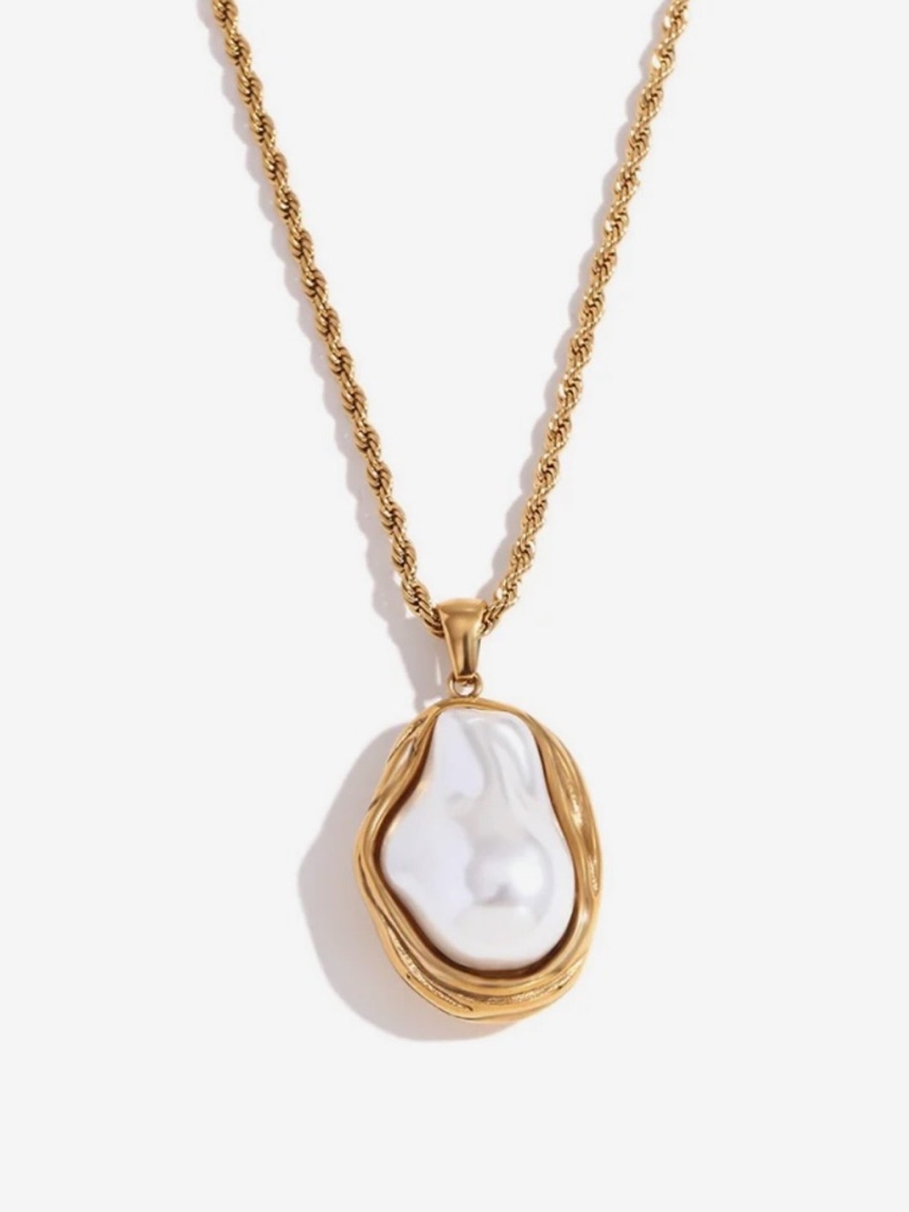 Vintage Pearl Baroque Necklace